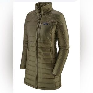 Patagonia Jacket Coat Radalie Indulated Parka Sage Khaki size Small